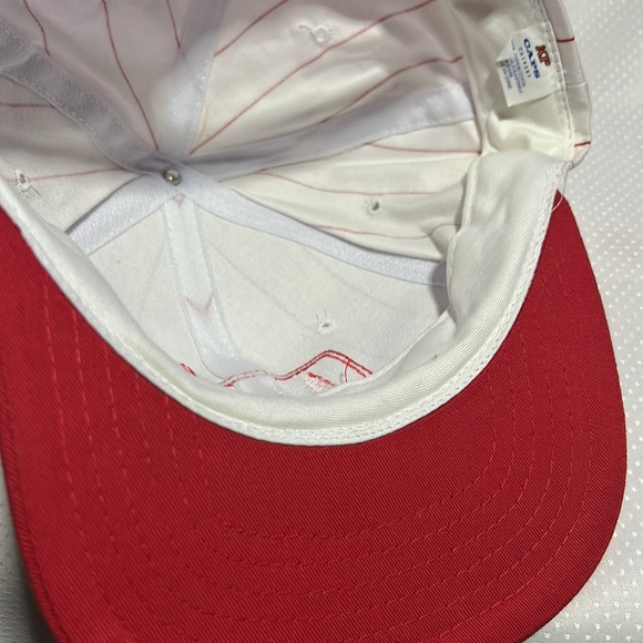 Vintage Honda Motors Hat KP Caps Brand New Retro Pin Stripe Baseball Racing - Picture 4 of 6